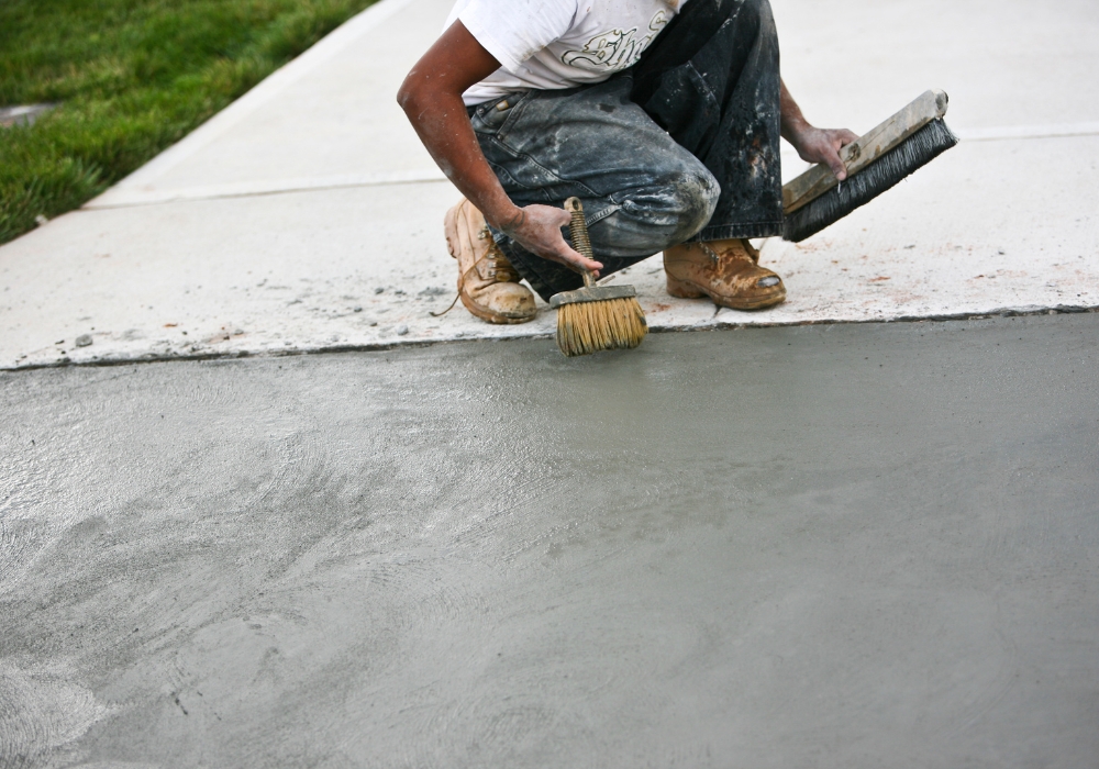 what happens during a professional concrete driveway installation
