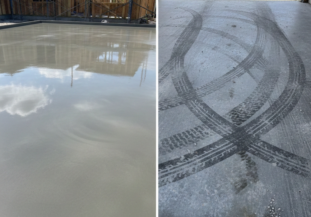 why slabs differ between a house and garage